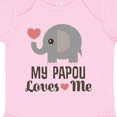 thumbnail image 4 of Inktastic My Papou Loves Me Boys or Girls Baby Bodysuit, 4 of 5