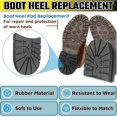 thumbnail image 5 of Boot Heel Replacement 1 Pair Anti Slip Shoe Grips Shoe Heel Repair Shoe Sole Protector Shoe Repair Kit Shoe Sole Repair Heel Repair Kit For Shoes Rubber Soles For Bottom Of Shoes For Rubber Front Sole, 5 of 5