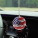 thumbnail image 2 of Adorno para espejo retrovisor de coche, bola de la suerte colgante, colgante de cristal de Navidad, joyería, accesorios para automóviles, abalorio de diamantes de imitación para mujer, decoración de coche Ormromra LRWJ443-11, 2 of 5