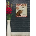 thumbnail image 3 of Epic Graffiti 'Basset Hound Ice Cream,' by Fab Funky, Canvas Wall Art, 20"x24", 3 of 3