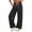 Black, variant on Oksale Wide Leg Sweatpants Women Petite Casual Elastic Drawstring High Waisted Sweat Pants with Pockets Loose Fit Soft Cozy Track Pants Pink M