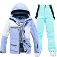 thumbnail image 2 of Women's Winter Skisuit Waterproof Windproof Ski Jacket and Pants Insulated Snowsuit Snowboarding Coat, 2 of 3