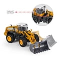 thumbnail image 3 of 1:55 Construction Vehicle Toy Set Snow Plow Road Roller Forklift Bulldozer Toy for Kids, 4 Alloy Interchangeable Parts, 3 of 11