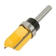 thumbnail image 4 of Abastado 1/4in Vástago Rodamiento Ras Trim Router Bit Fresa Herramienta de Carpintería 1/4x3/4x25, 4 of 8