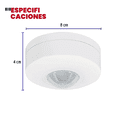 thumbnail image 4 of Sensor De Movimiento para techo Alcance 6 M Malubero Blanco, 4 of 4