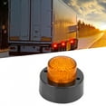 thumbnail image 4 of 24V Mini Marqueur Rond Lampe LED pour Remorque Camion Blanc Rouge Jaune Plastique ABS 1 Pce, 4 of 7