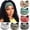 Colorful 3, variant on 6 Pack Boho Headbands for Women Wide African Style Elastic Non-Slip Twisted Head Bands for Women's Hair Sunflower Print Thick Hair Wraps Yoga Workout Turbans Accessories