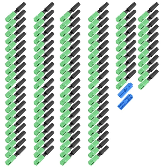 100 UDS SC/ Conector Rápido de Fibra ÓCTICA INTEGRADO POR TUERCAS BAJA Pérdida de Inserción para de monitoreo de SEGURIDAD