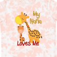thumbnail image 4 of Inktastic My Nana Loves Me Giraffe Boys or Girls Toddler T-Shirt, 4 of 5