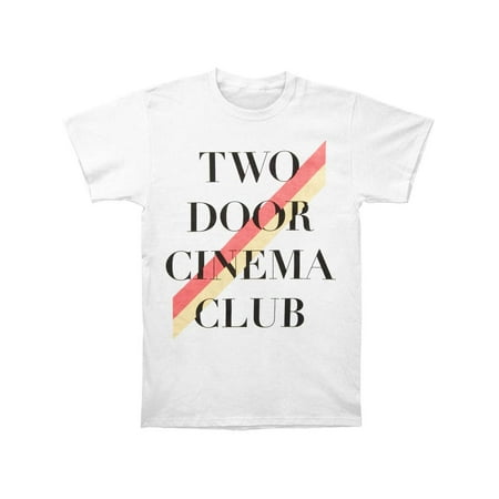 Two Door Cinema Club Men's  Stripe Slim Fit T-shirt White