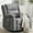 Gray, variant on Swivel Rocking Recliner Chair for Adults, Overstuffed Manual Rocker Nursery Recliner Glider, Upholstered Fabric Reclining Single Sofa Chair for Living Room (Grey)