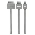 thumbnail image 2 of Prong Chisel,3Pcs Prong Chisel Silver Leather Hole Puncher Hole Punch Tool Ultimate Comfort, 2 of 8