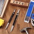 thumbnail image 4 of DEEPCRAFF 2Sets Comfortable Black Mechanical Pencil for Drawing and Woodworking Marking, 4 of 8