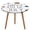 style-3, variant on 4th of July Round Fitted Tablecloth with Elastic Edge Outdoor Tablecloth Washable Round Table Cover Reusable Tablecloths for Kitchen Picnic Party Fits 40-54" Diameternd Tables