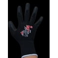 thumbnail image 3 of MCR Safety 9669L Guantes de nylon con palma antiderrapante color Negro talla Grande. MCR Safety Talla L, 3 of 3