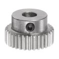 thumbnail image 1 of Unique Bargains Pinion Gear 5mm Aperture 32T 0.5 Module Stainless Steel Motor Gear, 1 of 5
