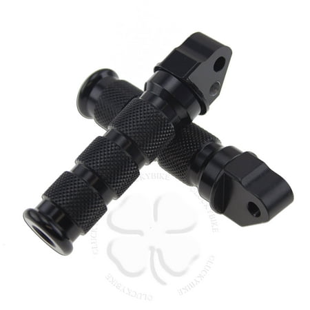 LuckyBike Round Rear Foot Peg Set Yamaha YZF Back Stand Passenger Step Footrest Bar