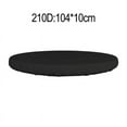 thumbnail image 1 of Bgsha Housse de Table Ronde Résistante aux Intempéries pour Meubles d'Extérieur 92x10cm Noir, 1 of 7