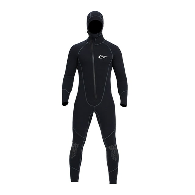 Traje de Neopreno para Hombre Sunnimix Cuerpo Completo 5 Mm con Capucha Manga Larga