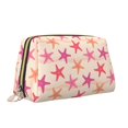 thumbnail image 2 of Cauagu Starfish Print Large Cosmetic Bag,Portable Cosmetics Pouch Travel Makeup Bag Large Capacity Travel Makeup Case Organizer Makeup Brush Organizer, 2 of 8