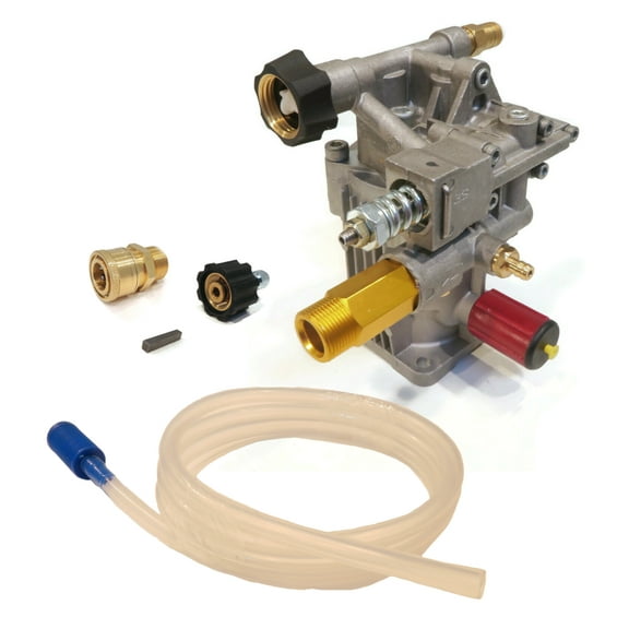 The ROP Shop Pressure Washer Pump w/ Keyway & Adapters for Himore PW 25/2.3L, PW24/2.3L