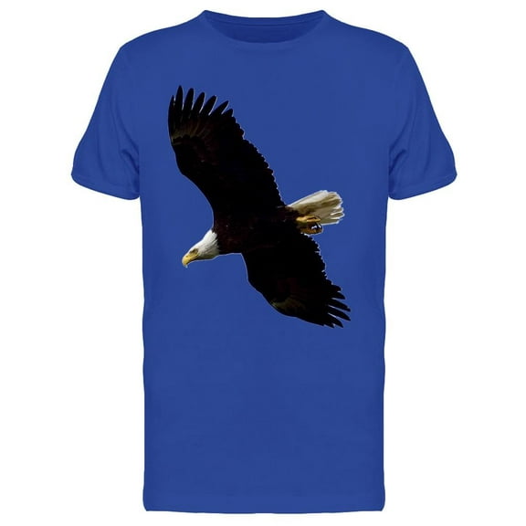 Bald Eagle Soars The Sky T-Shirt Men -Image by Shutterstock, Male x-Large