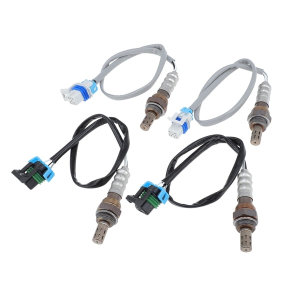 Upstream Downstream Oxygen Sensor for Chevrolet Silverado for GMC Sierra 1500 2500 3500 HD 6.0L 2003-2004 2344669/2344407 4pcs