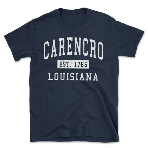 Carencro Louisiana Classic Established Men's Cotton T-Shirt