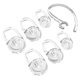 thumbnail image 3 of juego de tapones para los oídos y geles para los oídos con gancho para Plantronics Marque M155/2m165 para Savor, 1, 3 of 3