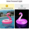 thumbnail image 4 of Inflatable Flamingo Pool Floats With Lights, Solar Powered Flamingo Swim Tube Rings, 4 of 5