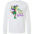 thumbnail image 3 of Inktastic Let the Good Times Roll Mardi Gras Jester Long Sleeve T-Shirt, 3 of 5