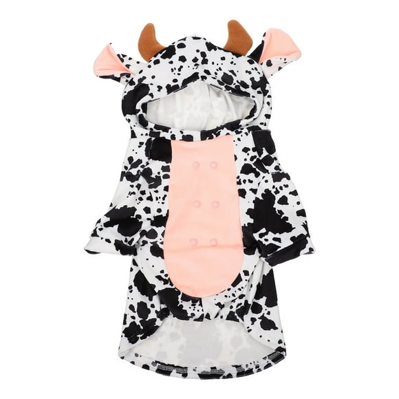KAKOWELY Disfraz de vaca para mascota, disfraz de perro, ropa decorativa para mascota, ropa adorable para gato.