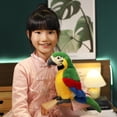thumbnail image 6 of 25CM Lifelike Bright Colorful Parrot Plush Toys Soft Simulation Wild Animals Stuffed Bird Doll Children Kids Gift Home Decor, 6 of 9