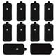 thumbnail image 1 of Lanieney - Paquete de 10 electrodos grandes para unidad TENS. Parches autoadhesivos mejorados, sin látex, no irritantes, con conector a presión estándar de 3,5 mm. Compatibles con Belifu y Brilnurse T, 1 of 5