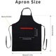thumbnail image 2 of 2 Pack Adjustable Bib Apron with 2 Pockets, Waterdrop Resistant Cooking Kitchen Aprons for Women Men Chef Couple BBQ Painting (Black, 2), 2 of 4