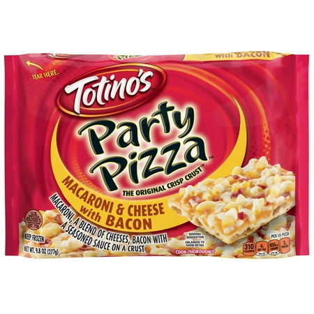 Totino's Macaroni & Cheese with Bacon Party Pizza, 9.8 OZ