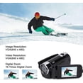 thumbnail image 5 of Small Camcorder, Handheld Video Camcorder, FHD, 16x Digital Zoom, Full HD Rotation, Portable DV Camera (Black), 5 of 5