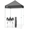 thumbnail image 4 of EAGLE PEAK 5x5 Pop Up Canopy Tent Instant Outdoor Canopy Easy Set-up Straight Leg Folding Shelter (Gray), 4 of 11