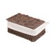 thumbnail image 4 of Cesta de almacenamiento de escritorio rectangular multifuncional tejida a mano organizadora para baño Café M con Tapa, 4 of 9