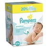 Pampers Sensitive Baby Wipes, White, Cotton, Unscented, 64/pack, 9 Pack/carton