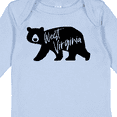 thumbnail image 4 of Inktastic West Virginia Black Bear Silhouette Boys or Girls Long Sleeve Baby Bodysuit, 4 of 5