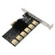 thumbnail image 5 of Tarjeta vertical PCI Nikou PCIE 1 a 6 Ranuras USB, 5 of 9