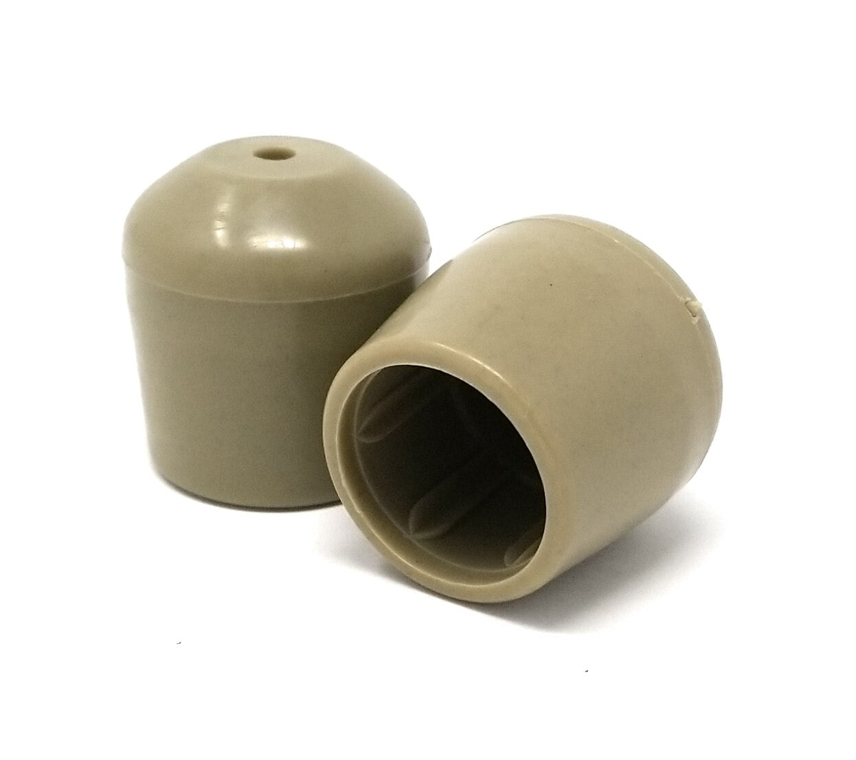 NPS® Chair V-Tip Caps Brown Pack of 100