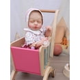 thumbnail image 3 of Mameluco Reborn Baby Doll Cloveray para niña, 51 cm, color morado con lazo, 3 of 8