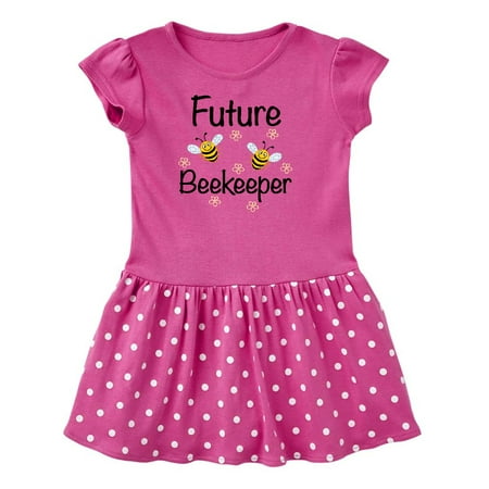 

Inktastic Future Beekeeper Honey Bee Gift Toddler Girl Dress