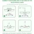 thumbnail image 2 of LED Recessed Ceiling Light Lights Fittings 6W Downlights Equivalent 60W Aluminium Decorative Downlights, 2 of 4