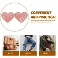 thumbnail image 3 of BALAHAPY 4Pares Botones Para Ajustar Cintura En Jeans Y Vestidos Color Rosa Con Refinado, 3 of 4