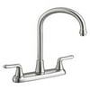 American Standard Colony Soft 2-Handle Standard Kitchen Faucet with Gooseneck Spout with 2.2 GPM in Polished Chrome