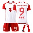 thumbnail image 1 of Kane 23-24 FC Bayern München tröja nr 9 hemma fotbollströja set vuxna barn Vuxen M (170-175cm), 1 of 2