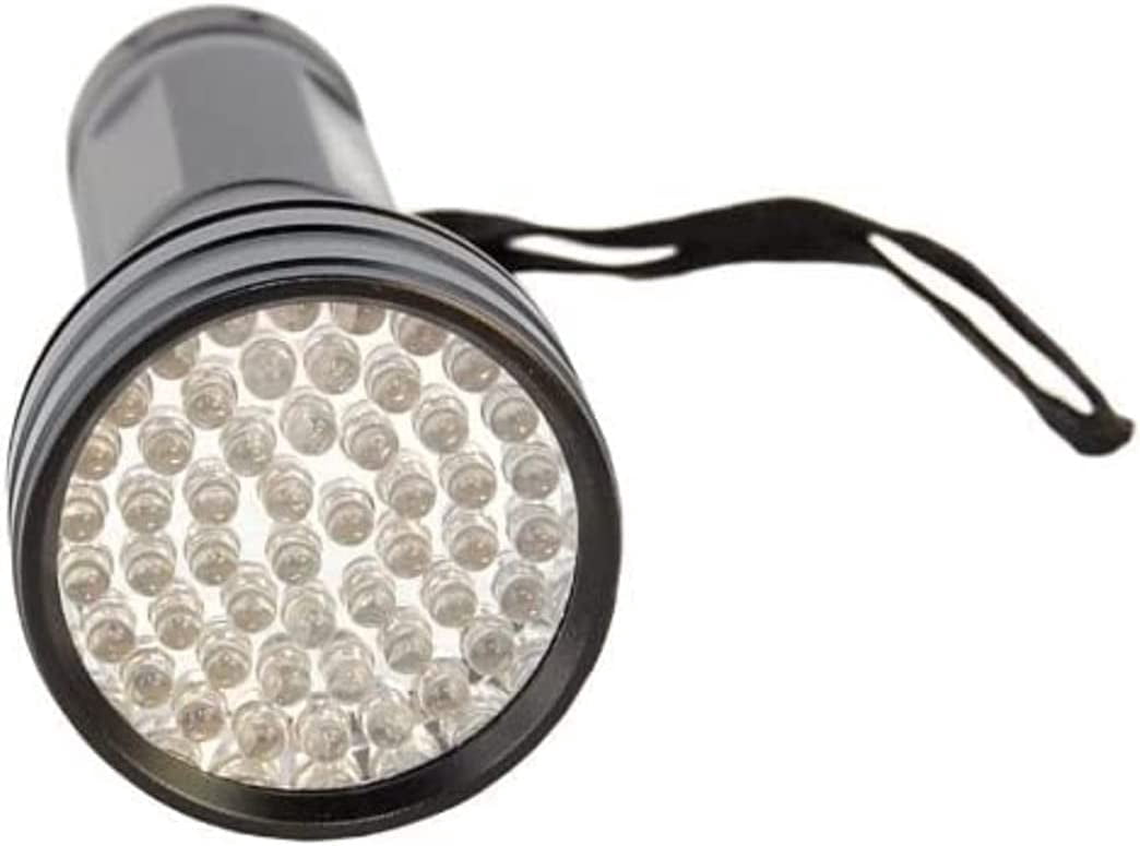 HQRP 51 LEDs Red Light LED Black Flashlight with a Large Coverage Area for Astronomy / Aviation / Night Vision